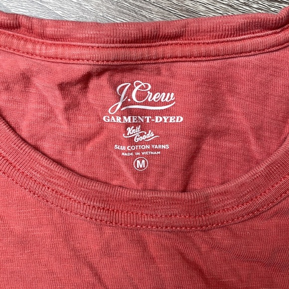 JCrew Garment-dyed slub cotton crewneck T-shirt - Picture 3 of 4